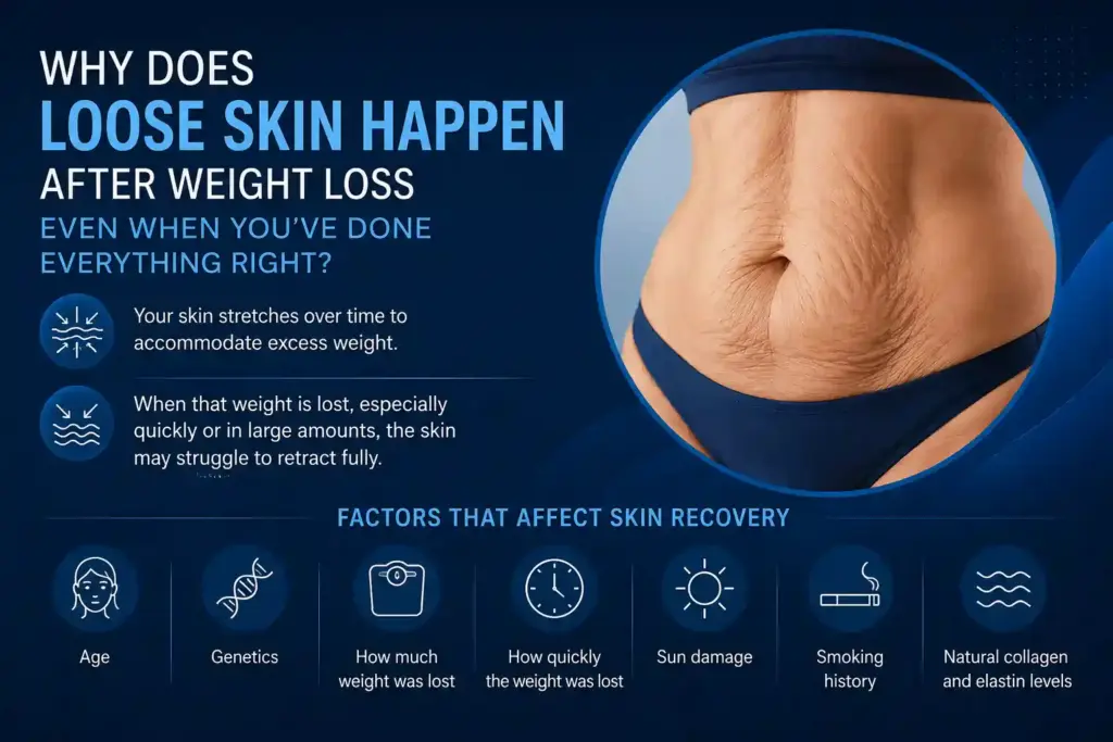 Why Does Loose Skin Happen After Weight Loss Even When You’ve Done Everything Right Taunton?